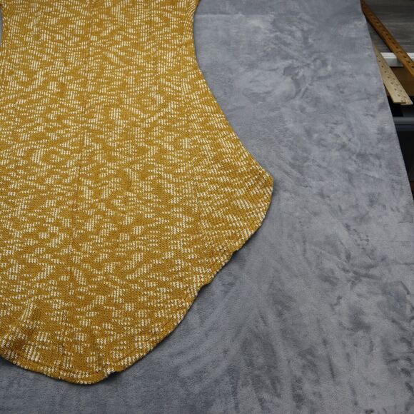 Banjul Sweater Womens S Yellow Long Sleeve Knitted Open Front Cardigan - Picture 14 of 16